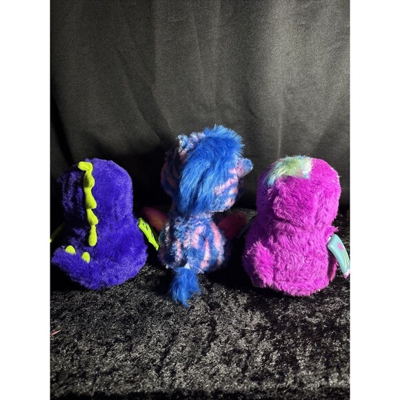 Lot of three Hatchimals Fun Toys Sparkle Bird Wings Furry - Picture 5 of 5